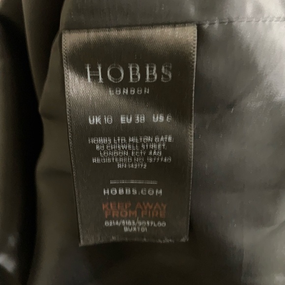 Hobbs London Size US 6 Windowpane Plaid Sleeveless Sheath Dress - Picture 10 of 12